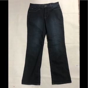 NYDJ Dark Wash Boot Cut Denim Jeans 10P